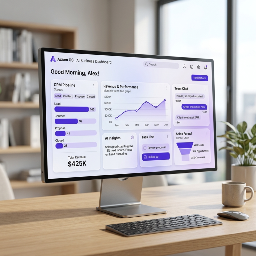 Axiom OS AI Business Dashboard